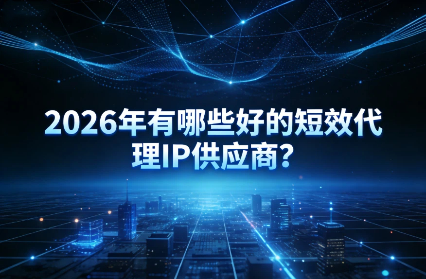 2026年有哪些好的短效代理IP供应商？稳定性，高带宽&hellip;&hellip;
