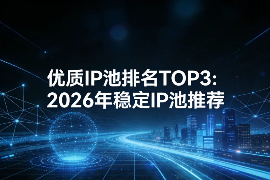 优质IP池排名TOP3：2026年稳定IP池推荐
