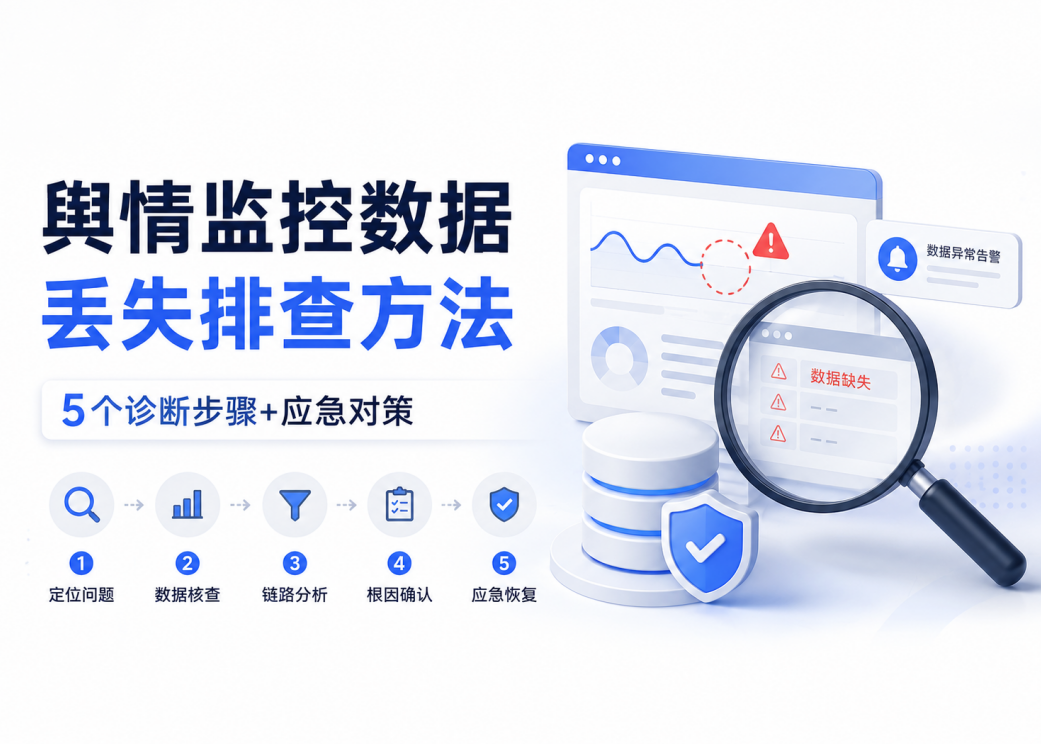 舆情监控数据丢失怎么排查？具体诊断步骤+应急对策