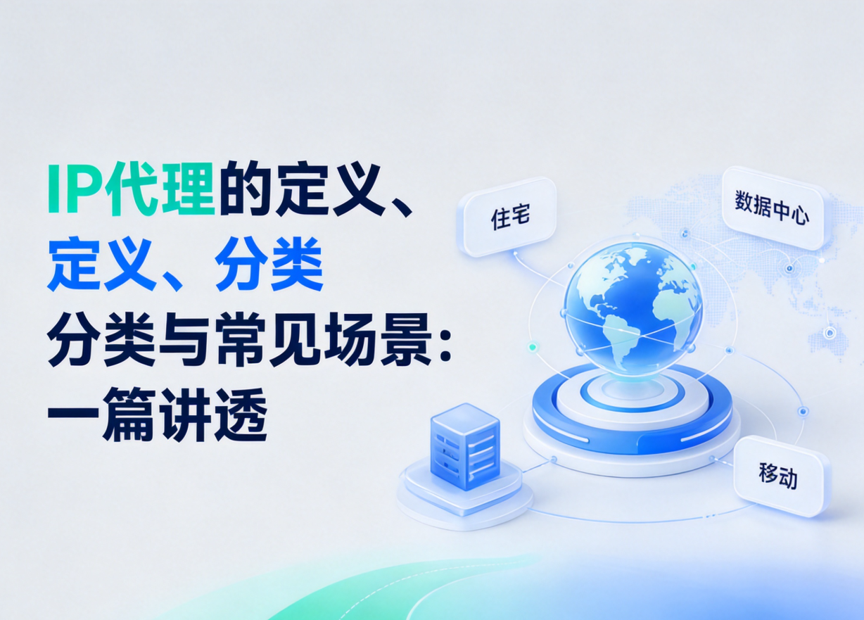 IP代理的定义、分类与常见场景:一篇讲透