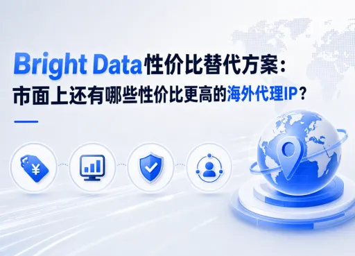 Bright Data性价比替代方案：市面上还有哪些性价比更高的海外代理IP？