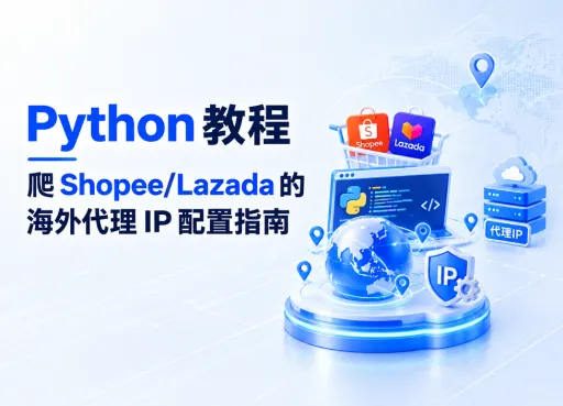 Python 教程|爬 Shopee/Lazada 的海外代理 IP 配置指南