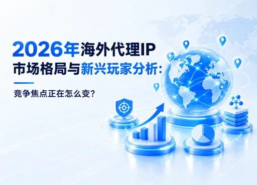 2026年海外代理IP市场格局与新兴玩家分析：竞争焦点正在怎么变？