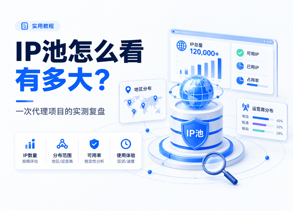 IP池规模怎么看有多大？如何测试？